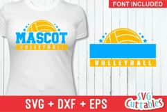 Volleyball SVG | Volleyball Template 0030 | Shirt Design Product Image 1