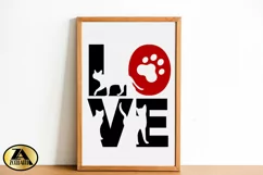 Cat SVG Pet Lover SVG Cat Quotes SVG Meow Paw Prints SVG Product Image 2