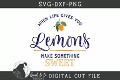 When Life Gives You Lemons SVG, Inspirational SVG Product Image 4
