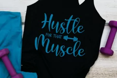 Hustle for that Muscle SVG DXF PNG Cut File Product Image 2