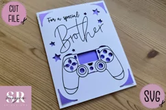 Brother Gamer card| Paper cutting | Gamer card SVG Product Image 4