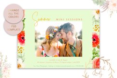 PSD Summer Photo Session Card Template - Design #43 Product Image 4