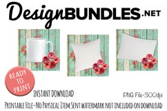 Coffee Mug and Pillow Mock Up Trio Product Image 1