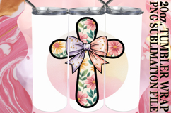 Bright journeys 20oz tumbler wrap, Cross and Bow Product Image 1