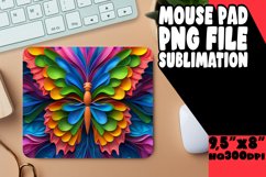 Spring Blossom Sublimation Mouse Pad - Colorful Design Product Image 1