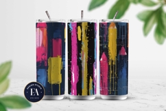 Neon Crayon Drip Texture | Bright Dripping Crayon Pattern Product Image 2