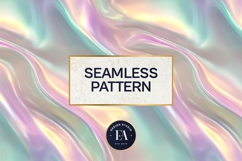 Holographic Pastel Digital Paper, Iridescent Texture Product Image 3