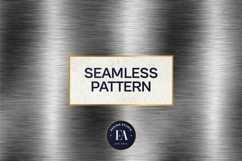 Silver Metallic Texture |Brushed Metal Background Product Image 3