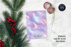 Holographic Pastel Digital Paper, Iridescent Texture Product Image 4