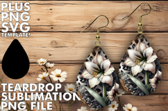 Unique TEARDROP Earrings Art Ideas, Leopard Prints Product Image 1