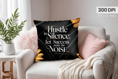 Inspirational Quotes Pillow PNG Motivational PNG Sublimation Product Image 1