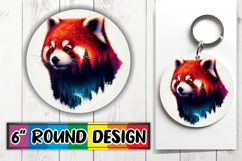 Enchanted Circle Keychain, Animals Art Product Image 1