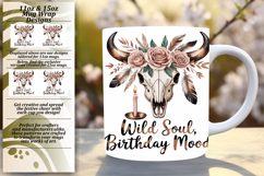 Glamorous 15oz Mug Wrap Png Artwork , Girl Quote Product Image 1