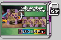 Luxe Glitter &amp; Leopard Glamour Mug Sleeves 15oz 11oz Product Image 1