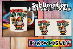 Whimsical evenings 11oz 15oz sublimation wrap, Juneteenth Product Image 1