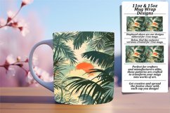Boho Mug Wrap - Modern Minimalist Design 11oz 15oz Product Image 1