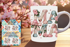 Chic 11oz Mug Wrap Png Design , Mama Product Image 1