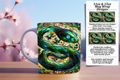 Radiant 11oz Mug Wrap Png Artwork , Animals Product Image 1