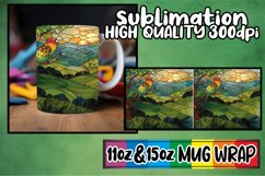 Vibrant Landscape Mug Wrap Artistry 11oz/15oz Product Image 1