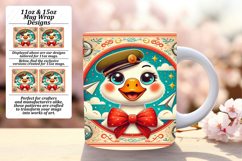 GLAMOROUS 15oz Mug Wrap PNG Design , Goose Product Image 1