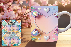 Flawless 11oz Mug Wrap Png Artwork , Flowers Product Image 1