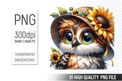 Cute Chicken, Animal Sublimation Clipart PNG Product Image 1