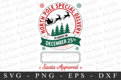 North Pole Special Svg | Christmas svg Product Image 1