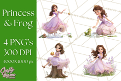 Amethyst Princess Fairy Tale Storybook PNG Clipart Product Image 1