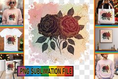 Cheerful PNG TSHIRT Designs, Flower Product Image 1