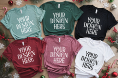 Christmas Family Matching Group T-Shirt Mockup Product Image 1