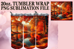 Whimsical Delight 20oz tumbler wrap, Autumn Product Image 1