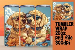 Adventure Seeker Dog Tumbler Sublimation - 20oz Product Image 1