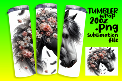 Creative 20oz Artwork for Sublimation , Horse Product Image 1