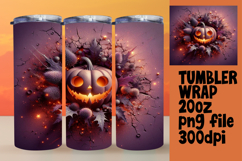 CHARMING 20oz Tumbler Template , 3D Pumpkin Product Image 1