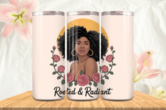 Black Girl Magic Black Woman Positive mind 20oz Tumbler wrap Product Image 1