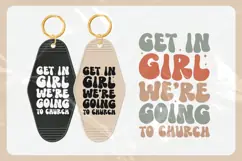 Christian Quote Motel Keychain SVG | We're Going To Church Product Image 3