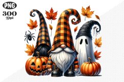 Halloween Gnomes Sublimation - Clipart PNG Design Product Image 1