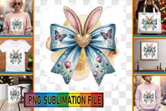 Timeless TSHIRT Ideas PNG, Easter Bow Product Image 1