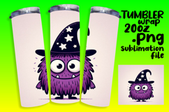RICH 20oz Sublimation Tumbler Design , Monster Product Image 1