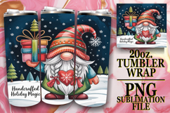 SERENE ESCAPES 20oz TUMBLER WRAP, Holiday Gnome Product Image 1