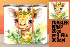 Adorable Animal Party Sublimation Tumbler Design - 20oz Product Image 1