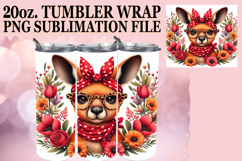 HAPPY ADVENTURES 20oz TUMBLER WRAP, Cute Animals Product Image 1