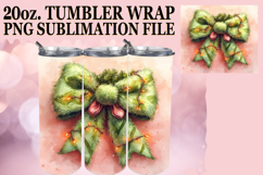 Gentle smiles 20oz tumbler wrap, Christmas Product Image 1