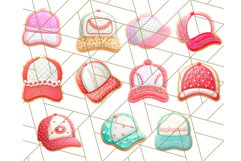 Baseball Cap Cookie Clipart PNG, Fun Hats in Cute Styles Png Product Image 6