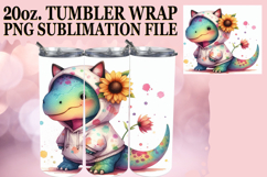 Luminous Days 20oz tumbler wrap, Dino Product Image 1