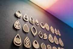 Boho Wooden Earring Laser Cut Bundle Product Image 5