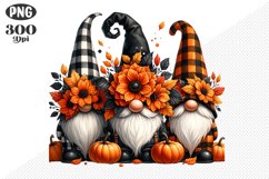 Halloween Gnomes Sublimation - Clipart PNG Design Product Image 1