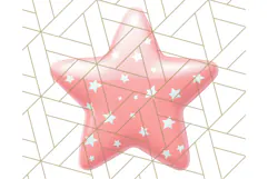 Cute Puffy Star Clipart PNG, 3D Glossy Pastel Stars Clip Art Product Image 5