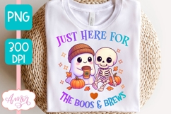 Cute ghost PNG for sublimation | Cute Halloween shirt PNG Product Image 2