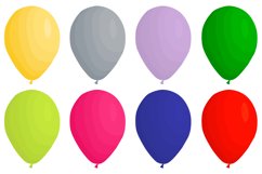 big colored set different types inflatable rubber balloons Product Image 1